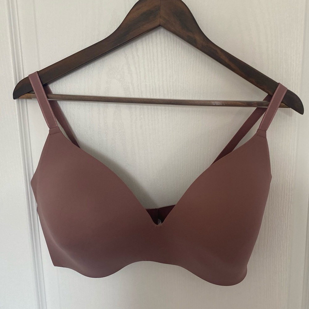 Knix Wingwoman Bra - size 8, muted pink